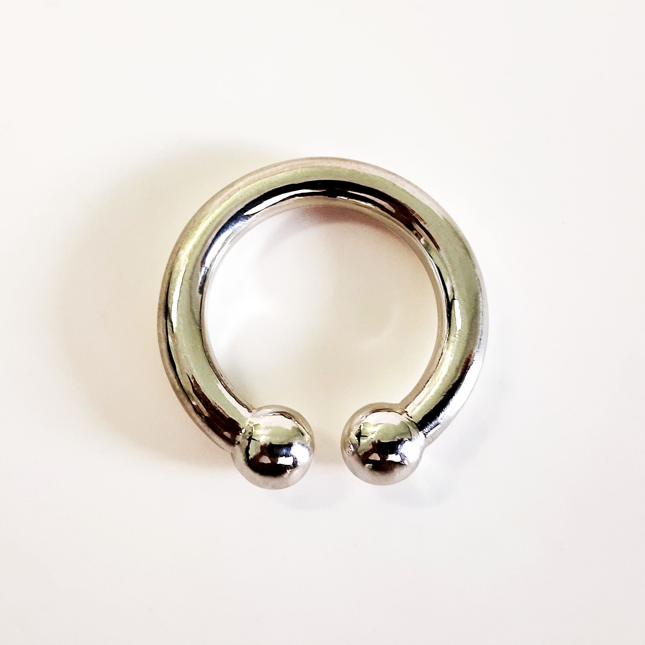 Silver Handmade Glans Ring “Spiral” - Athumani Jewellery and Toys