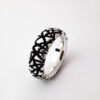 Handmade Silver Cock Ring "Scarface" - Image 6